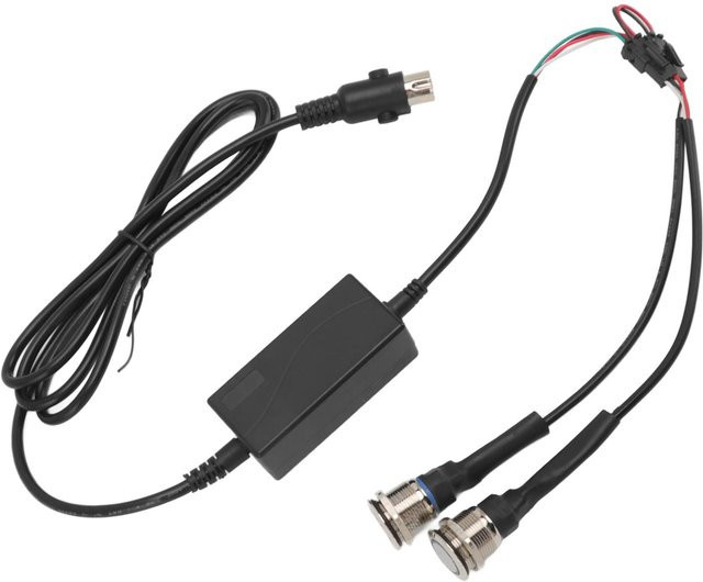 Elektrischer Schubstangen-Hubregler mfySpace mit Touchsensor Doppelknopf und geradem Kopf, 5 Pins, Schwarz - Bild 1