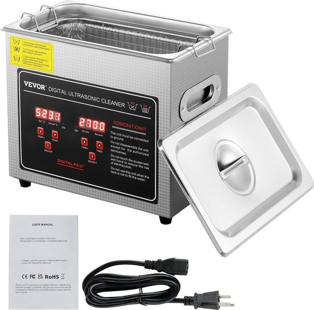 SucceBuy Ultraschallreiniger aus Edelstahl in Silber für den Haushalt mit 22L Volumen - Bild 1