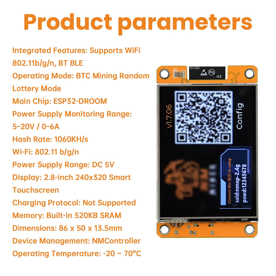 diymore ESP32-2432S028 Entwicklungsboard mit 2,8 Zoll OLED-Display und USB-C-Schnittstelle - Bild 4