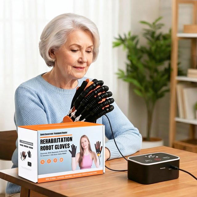 SUOLAER Handrehabilitations-Roboterhandschuh zur Schlaganfall-Rehabilitation und Finger-Training für Hemiplegie - Bild 1