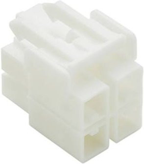 Molex Buchsengehäuse-Kabel 4-polig in Weiß - Bild 1