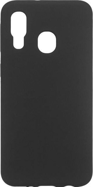 eSTUFF Silikon-Schutzhülle für Samsung Galaxy A40 in Schwarz - Bild 1