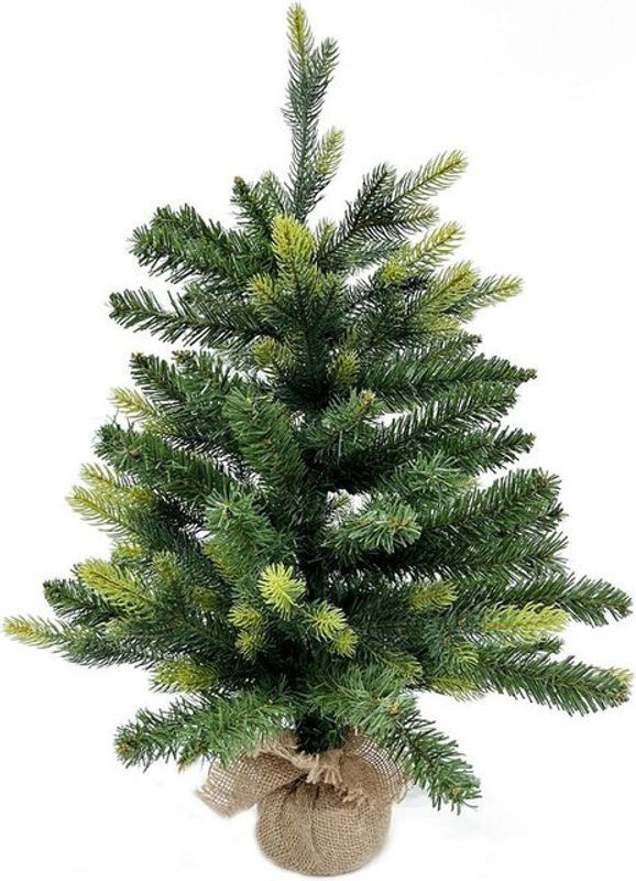 Mobili Rebecca Künstlicher Weihnachtsbaum Grüne Tanne mit Yuta Sockel, Höhe: 60 cm - Bild 1