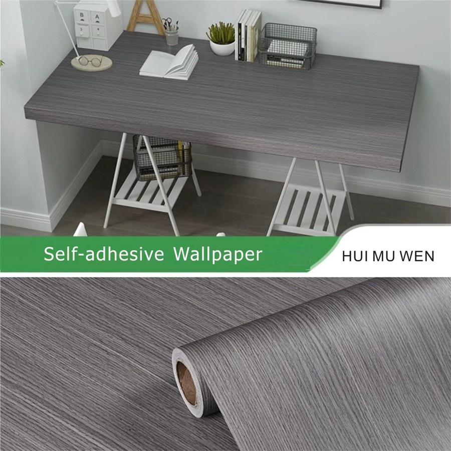 Luck Amy Selbstklebende Vinyl-Tapete in Holzmaserung, 6 m wasserdichte PVC-Dekorfolie für Möbel und Schränke - Bild 4