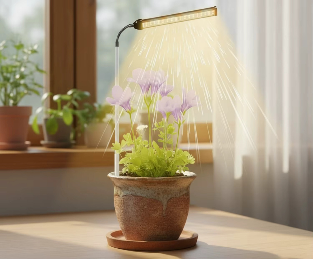 KEBINCPLED LED Pflanzenlampe mit USB-Anschluss, dimmbar und mit Timer-Funktion, Mehrfarbig (RGB) - Bild 4