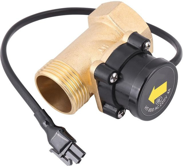 Fishine HT800 G1 Wasserpumpe mit Durchflusssensor und automatischem Steuerschalter, 220V, Edelstahl, Gold - Bild 1