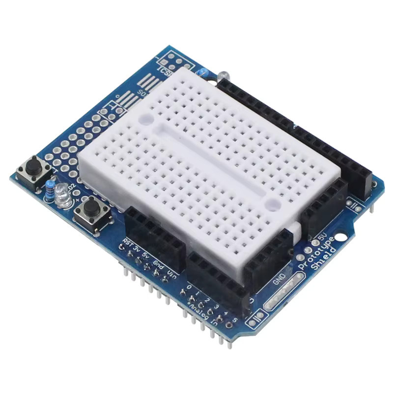 Arduino Proto Shield mit Mini-Steckbrett für UNO R3 in Blau - Bild 2