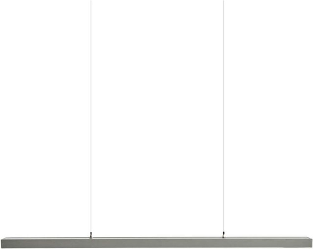 Arcchio Jolinda LED Pendelleuchte aus Aluminium in Silber und Grau im modernen minimalistischen Design - Bild 1