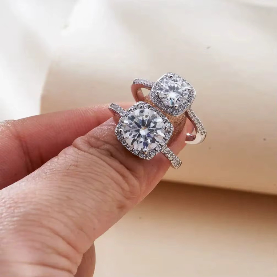 BIJOX STORY Moissanit-Ring, 925 Silber, Damen - Bild 3