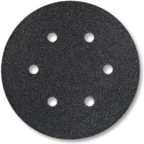Sia Schleifscheibe mit Loch 150 mm, 6-Loch, Körnung 180, schwarz, für Holz und Bandmaschinen - Bild 1