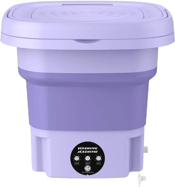Faltbare Mini-Waschmaschine von Ren Ming Shang Dian für Unterwäsche und Baby, Top-Loader, Weiß - Bild 1