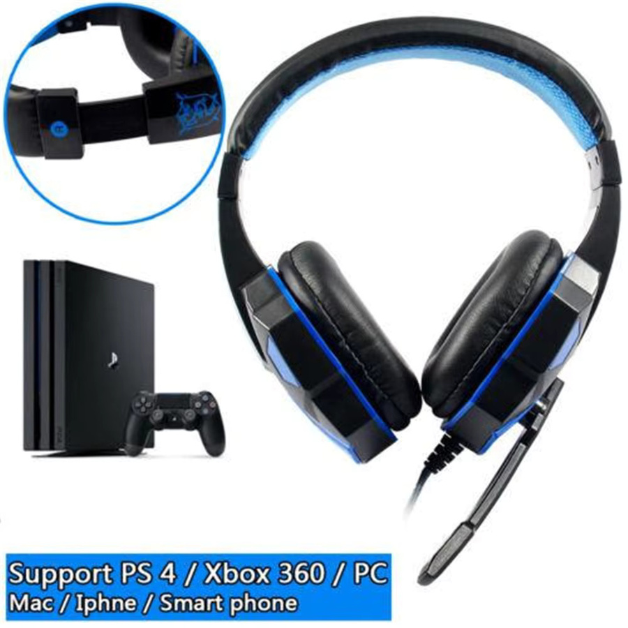 Occkic Gaming Over-Ear-Kopfhörer mit Subwoofer und Mikrofon, Bluetooth 5.3 und 2,4 G Verbindung, RGB-Headset mit 40 mm Treibern in Schwarz oder Blau - Bild 3