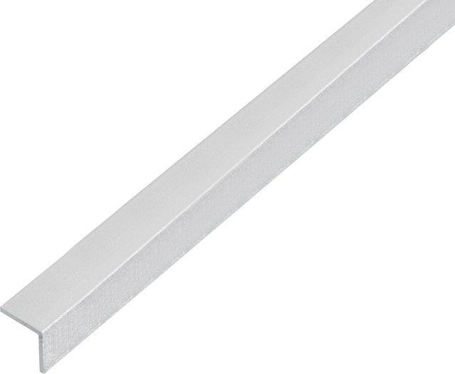 GAH Alberts Winkelprofil gleichschenklig aus Aluminium in Silber, B/H: 10 x 10 mm, Länge: 1.000 mm - Bild 1