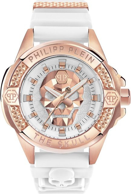 Philipp Plein Armbanduhr, Quarz, Edelstahl, 47 mm, Weiß, Unisex - Bild 1