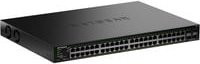 Netgear Smart Managed Essentials Switch GS348TPv2 in Schwarz mit PoE-Funktion und SFP-Anschlüssen - Bild 1