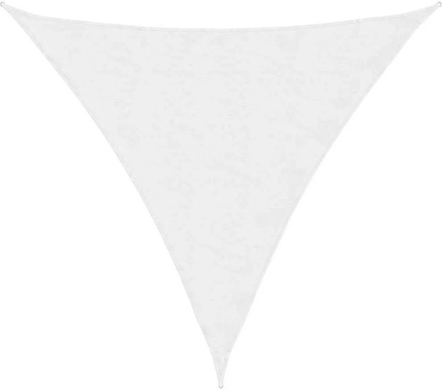 Furnicato Sonnensegel aus Oxford-Gewebe dreieckig in Weiß, B/T/H: 400 x 400 x 400 cm - Bild 1