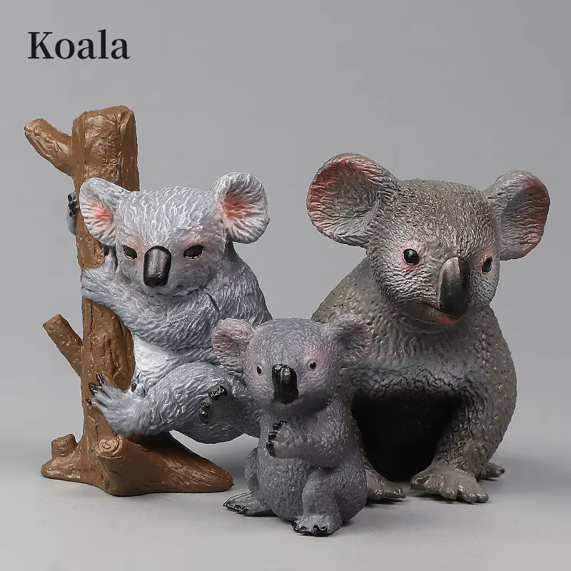 XIALIBAOMOWAN Wildlife World Koala-Tierset, Actionfiguren-Spielzeug - Bild 2