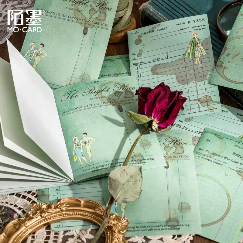 30 Stück dekoratives Mädchen-Themenmaterialpapier in Multicolour für Planer, Tagebuch und DIY-Bastelbedarf - Bild 2