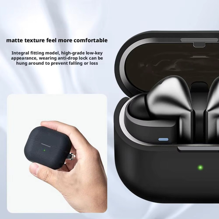 Silikon-Schutzhülle für Samsung Galaxy Buds 3 FE, Buds 3 Pro und Buds 3 in Schwarz, kratzfest und stoßfest mit vollständiger Abdeckung - Bild 2