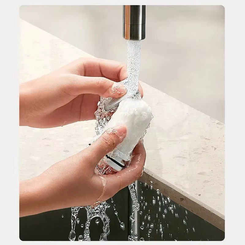 MIJIA Wasserhahn-Wasserfilter 2 für Küche und Haushalt mit sichtbarem Aktivkohle-Perkolator in Weiß - Bild 3