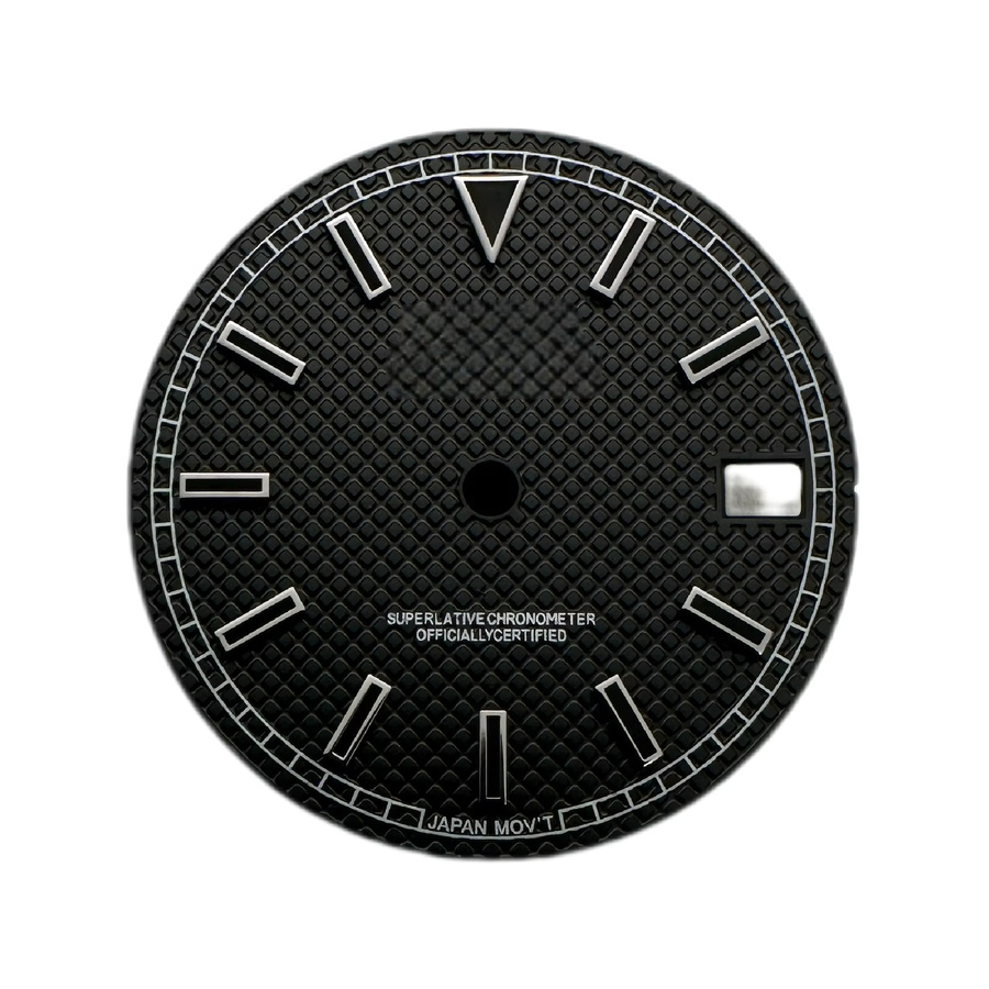 Caelumis Uhrenmodifikationszubehör, Zifferblatt, 28,5 mm, Grey, S-Logo - Bild 2