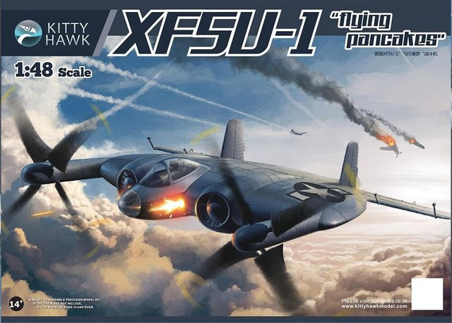 Kitty Hawk XF5U-1 Flying Pancakes, Fahrzeug, 1:48, ab 14 Jahre - Bild 1