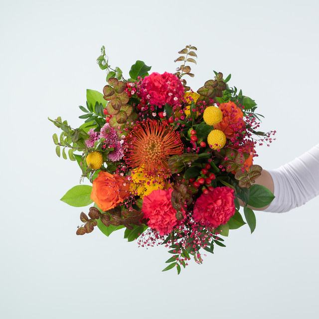 BLUME2000 Herbstzauber Bouquet multicolor yellow orange red - Bild 1
