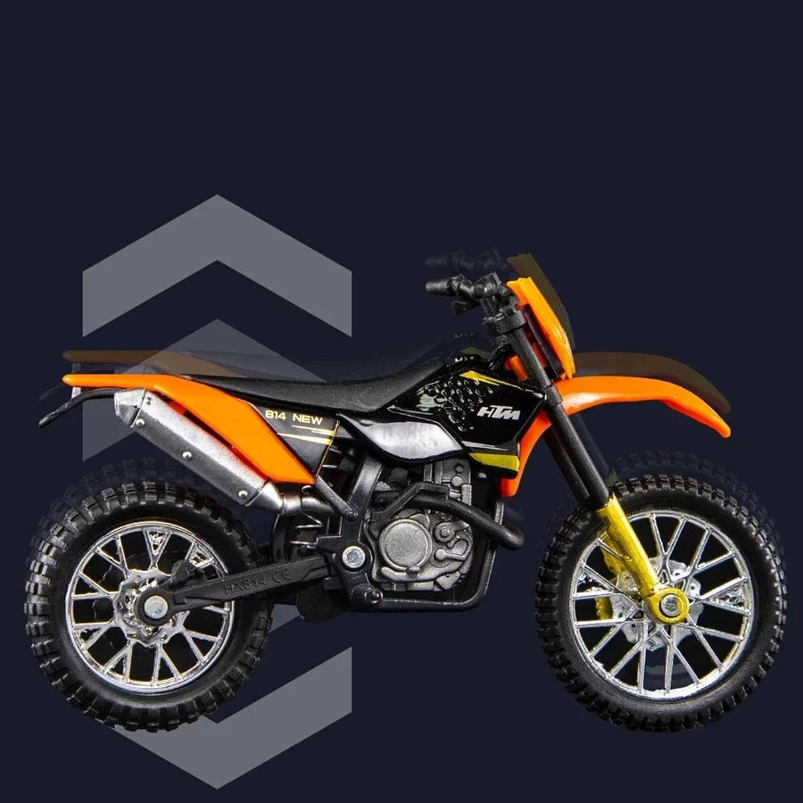 Yiran toy 1 450 SX-F Motorrad Figur 1:18 Modellautos orange 7-12 Jahre - Bild 3