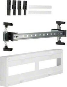 Hager Baustein universN UD12B1 für REG waagerecht, 2x12PLE, Kunststoff, Weiß, Höhe: 15,0 cm, Breite: 50,0 cm - Bild 1