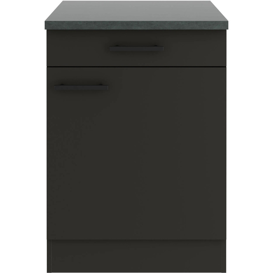 OPTIFIT Madrid420 Küchen-Unterschrank in Anthrazit Matt mit modernem Design - Bild 2