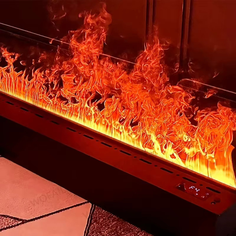 MUFU Intelligenter elektrischer Wasserdampf-Kamin mit 3D-LED-Flammen für den Innenbereich - Bild 1