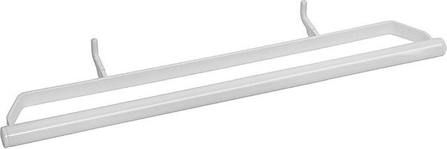 BAWELL Heizkörperhandtuchhalter Komaxit aus Stahl und Polyamid in Weiß, H x B x T: 14,0 x 61,0 x 4,8 cm - Bild 1