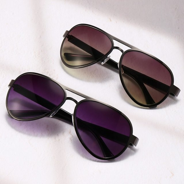 BMAD Sonnenbrille Aviator, Herren, Vollrand, Metall, polarisiert - Bild 1