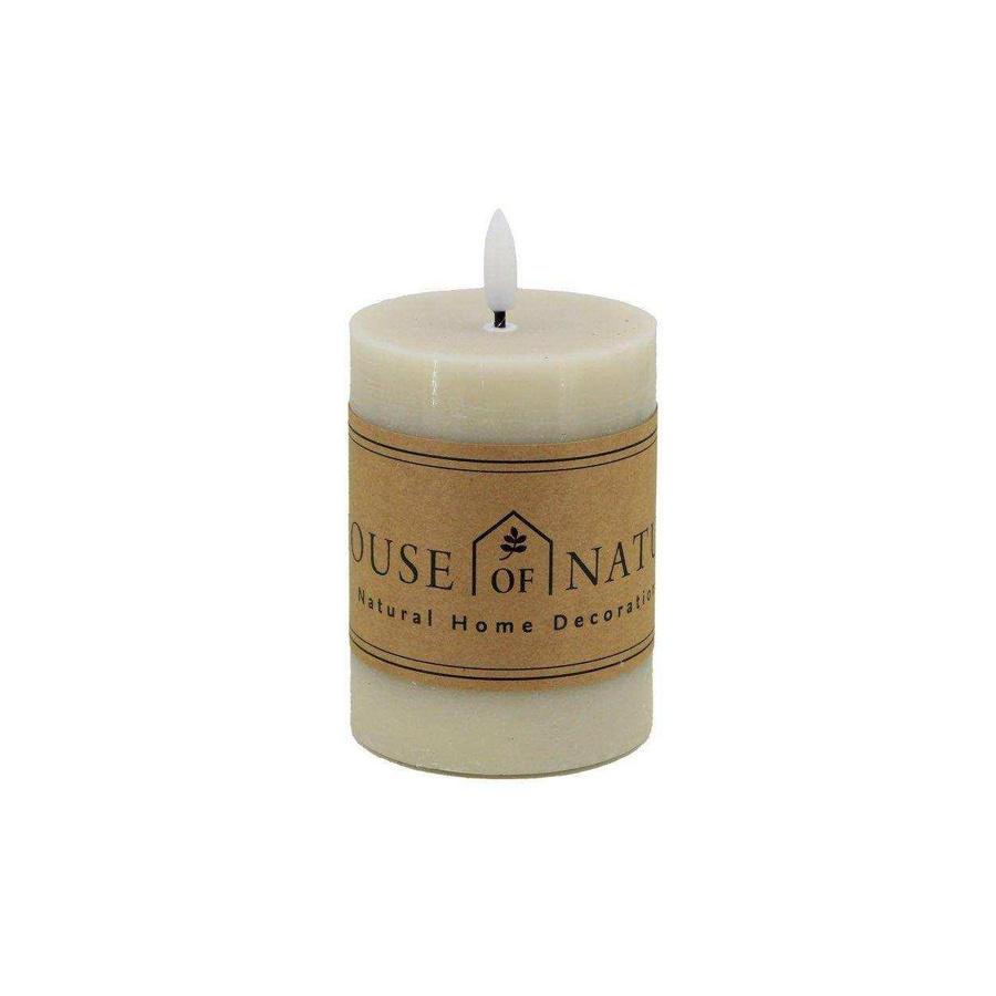 House of Nature Basic LED-Kerze beige Höhe: 10 cm - Bild 1