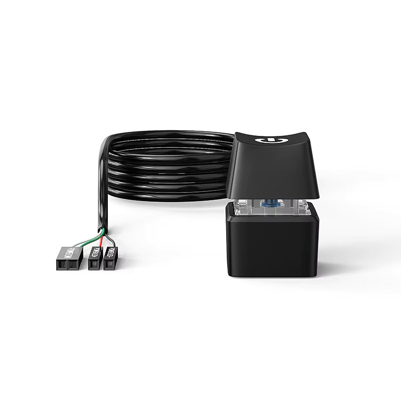 TEUCER LED PC Power-Taste Verlängerungskabel für Desktop Motherboard in Schwarz - Bild 4