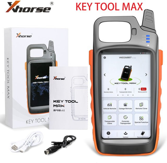 Xhorse VVDI Key Tool Max Fernbedienung und Chipgenerator in Schwarz - Bild 1