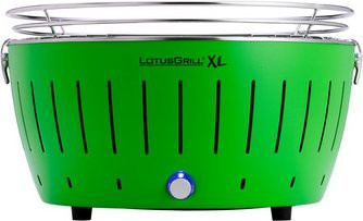 LotusGrill XL Holzkohle-Tischgrill aus Edelstahl in Limettengrün, B/H/T: 43,5 x 45,0 x 26,0 cm - Bild 1