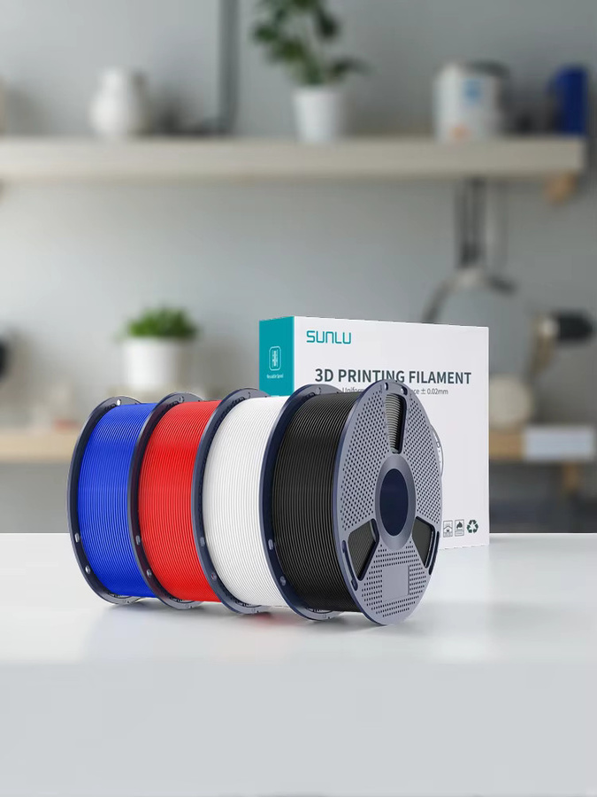 SUNLU PLA PLUS 2.0 3D-Filament Mehrfarbig, 1,75 mm, robustes Hochgeschwindigkeits-Filament für FDM-Drucker - Bild 6