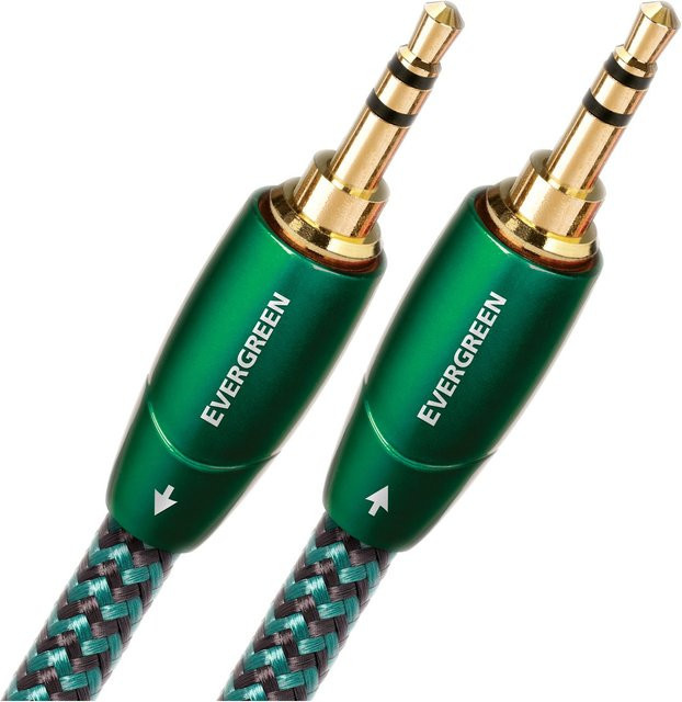 Evergreen Klinkenkabel 3,5mm auf 3,5mm in Grün, Länge: 12 m - Bild 1