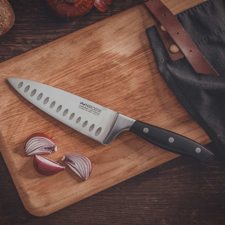 Nirosta Kochmesser Trinity Chef Knife aus Edelstahl in Silber mit 15 cm Klingenlänge - Bild 2