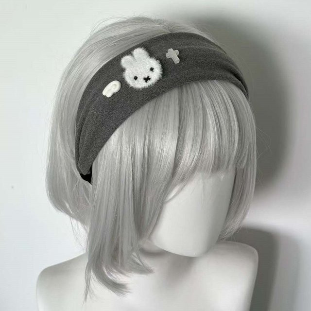 Miffy Stirnband Gesichtswaschen, Grau, Kinder - Bild 1