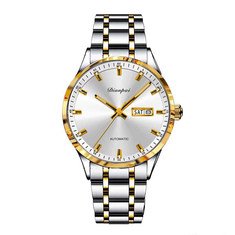 Dianpai Armbanduhr, Automatik, Edelstahl, Weiß, Herren - Bild 5