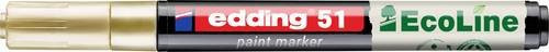 Edding Lackmarker 51 EcoLine Gold mit 1 mm Spitze - Bild 1