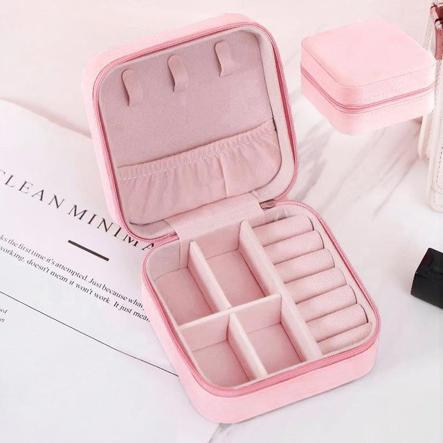 Schmuckaufbewahrungsbox, rosa, Damen - Bild 1