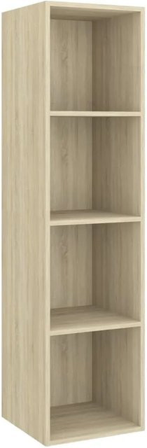 vidaXL TV-Wandschrank aus Holzwerkstoff in Sonoma-Eiche, Farbe Beige/Braun, B/T/H: 37 x 37 x 142,5 cm - Bild 1