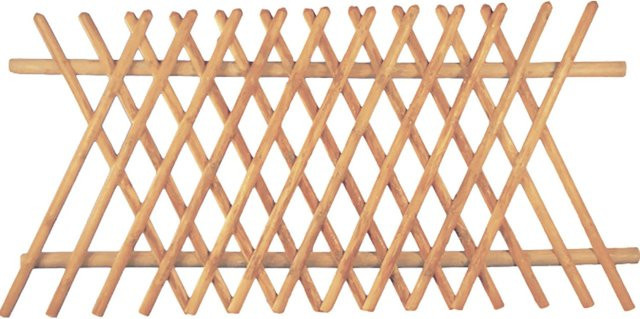 T & J Jägerzaun Palisade aus druckimprägniertem Nadelholz in Braun, B: 250 cm, H: 120 cm - Bild 1