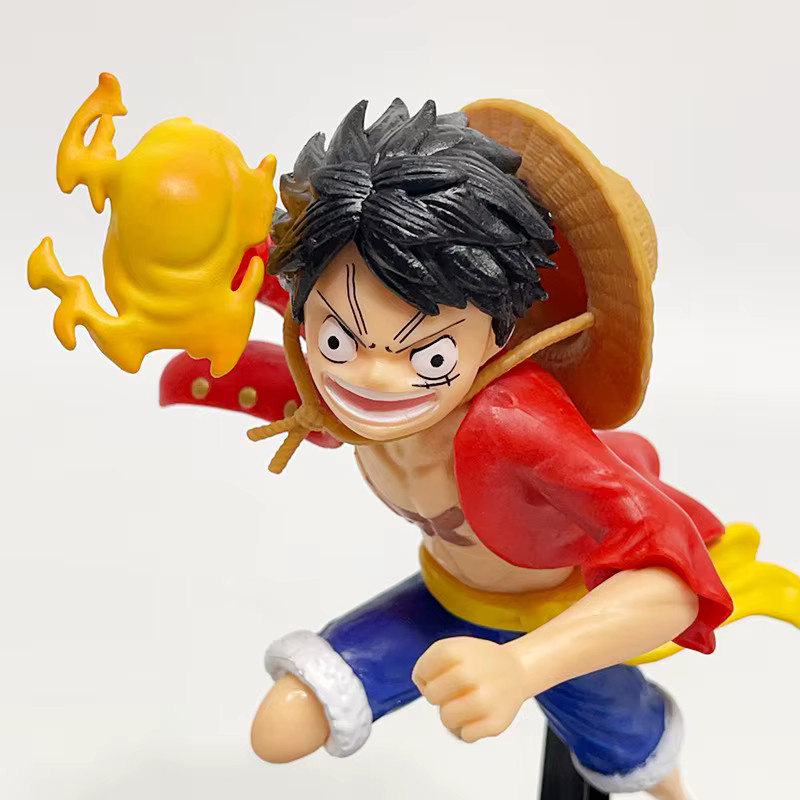 Bandai One Piece Luffy Kampf-Luffy Handheld Modell Spielzeugauto Ornament - Bild 2