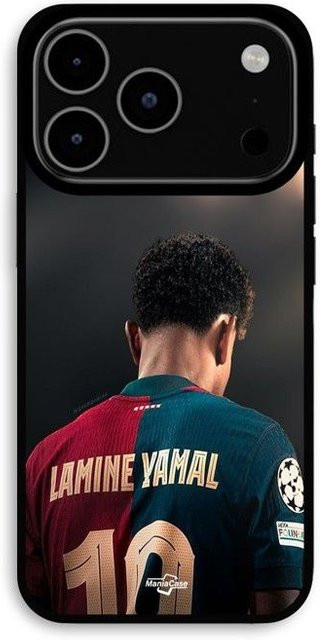MANIACASE iPhone 17 Pro Hülle Lamine Yamal FC Barcelona Schwarz - Bild 1