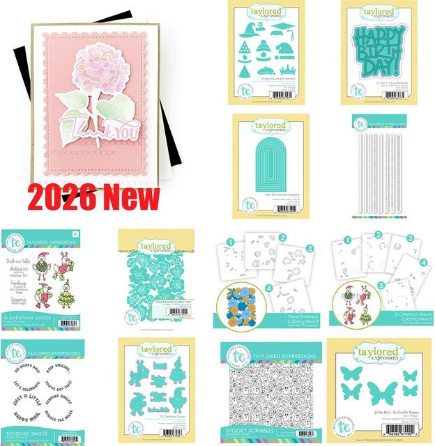 Mini Slim Arched Stacklets Stanzformen aus Metall und transparente Schablonen für DIY Scrapbooking und Grußkarten - Bild 1