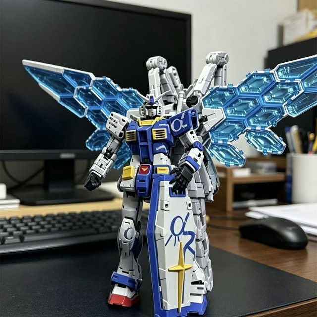Bandai RX-78F Fighter 2.0, Tierfigurenmodell, 1/144 Maßstab - Bild 1